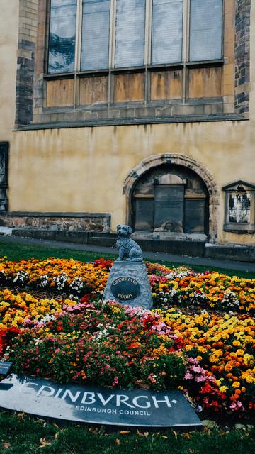 Pátio da igreja de Greyfriars