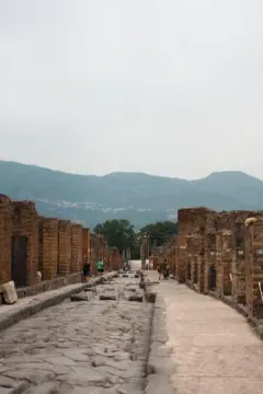 Ancient Pompei luggage storage
